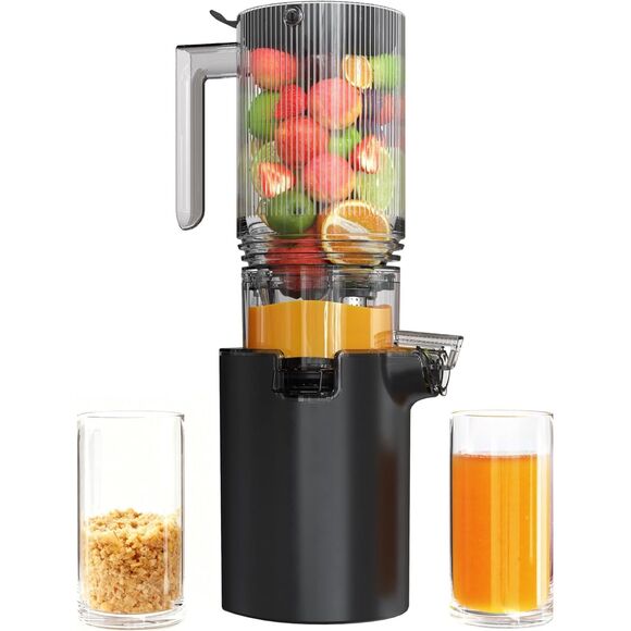 Cold Press Slow Juicer — Wide Feed Chute Juice Machine, High Yield, Quiet Motor - Picture 1 of 3